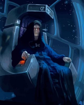 Sheev Palpatine paint by number