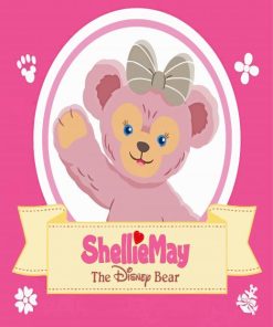 Shellie May The Dinsey Bear Poster Art paint by number