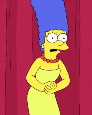 Simpson Marge paint by number