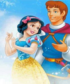 Snow White And Prince Charming paint by number