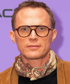 Stylish Paul Bettany Paint by number