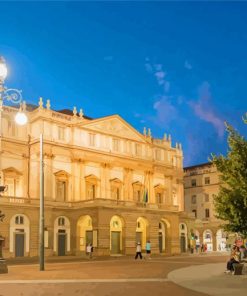 Teatro Alla Scala In Italy paint by number