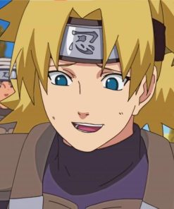 Temari From Naruto Anime paint by number