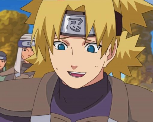 Temari From Naruto Anime paint by number