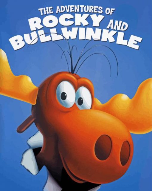 The Adventures Of Rocky And Bullwinkle Poster paint by number