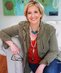 The American Brene Brown paint by number