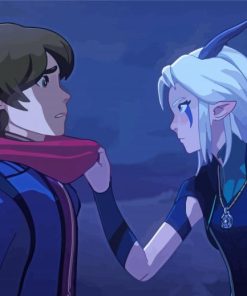 The Dragon Prince Fantasy Characters Paint by number