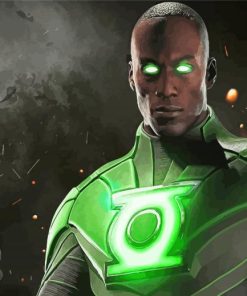 The Green Lantern paint by number