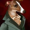 The Greyhound Dog In Uniform paint by number