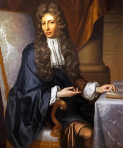 The Philosopher Robert Boyle paint by number