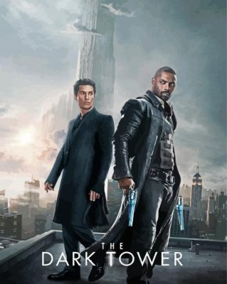 The Dark Tower Movie Poster paint by number