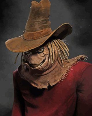 The Scarecrow paint by number