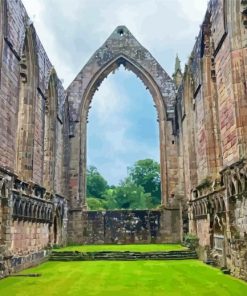 Thee Bolton Abbey Ruins Paint by number