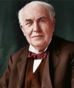 Thomas Edison paint by number