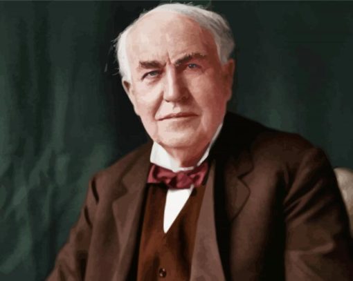 Thomas Edison paint by number