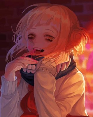 Toga Himiko Anime Girl paint by number