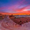 Valley Of Fire State Park At Sunset paint by number