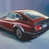 Vintage Nissan Fairlady paint by number