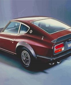 Vintage Nissan Fairlady paint by number