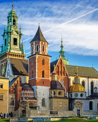 Wawel Royal Castle Building Paint by number