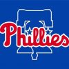 Baseball Phillies Team Logo paint by number