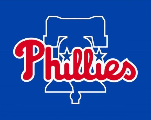 Baseball Phillies Team Logo paint by number