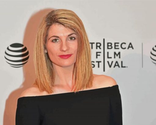 Beautiful Jodie Whittaker paint by number