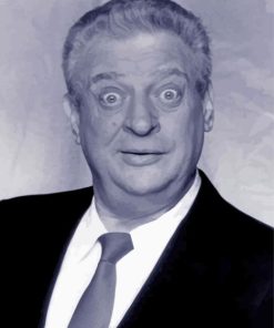 Black And White Rodney Dangerfield paint by number