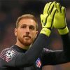 Cool Goalkeeper Jan Oblak paint by number