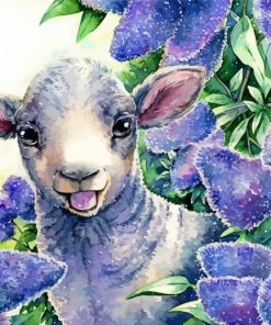 Cute Lamb paint by number