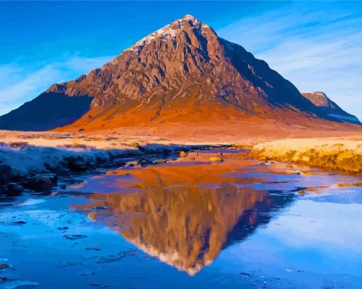 Etive Mor paint by number