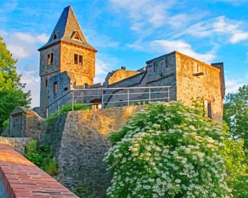 Frankenstein Castle Germany Paint by number