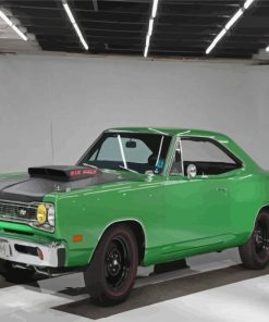 Green Super Bee paint by number