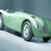 Green Classic Jaguar Car paint by number