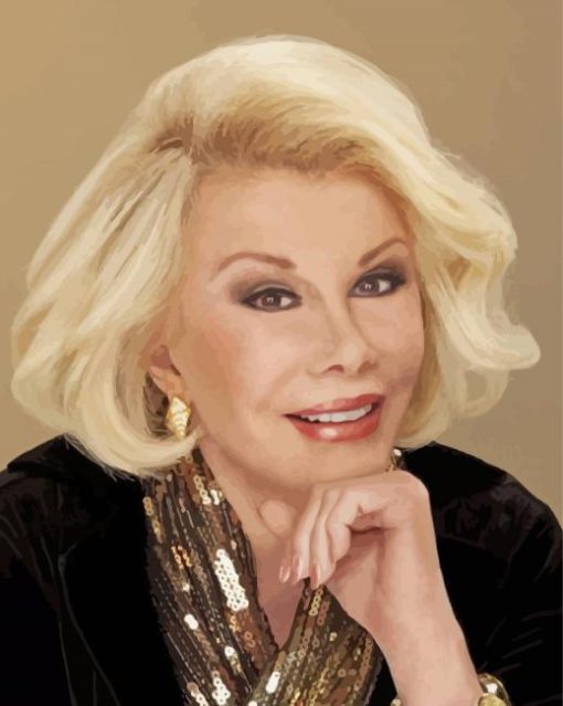 Joan Rivers paint by number