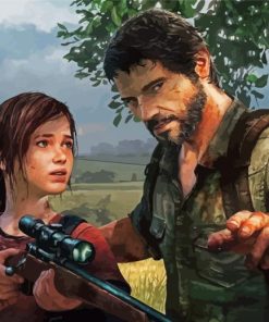 Joel And Ellie The Last Of Us Paint by number