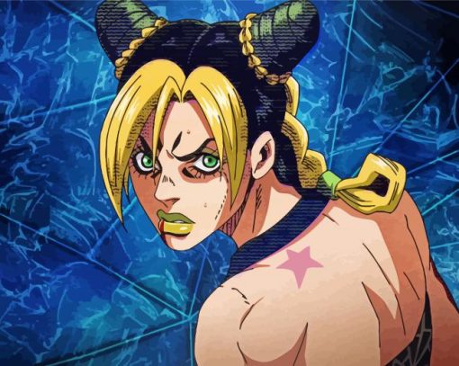 Jolyne Cujoh Jojos Bizarre Adventure Anime paint by number