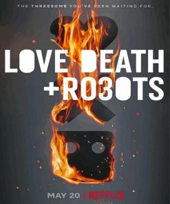 Love Death And Robots Poster Paint by number