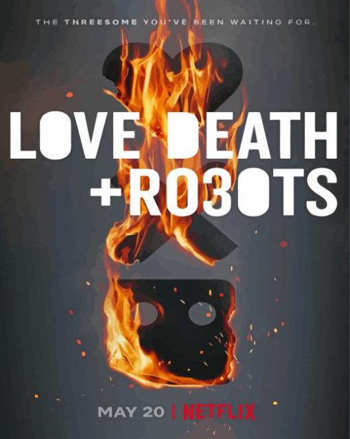 Love Death And Robots Poster Paint by number