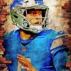 Matthew Stafford Detroit Lions paint by number