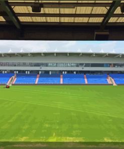 Oldham Football Club Stadium paint by number