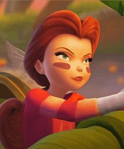 Pixie Hollow Games Character paint by number