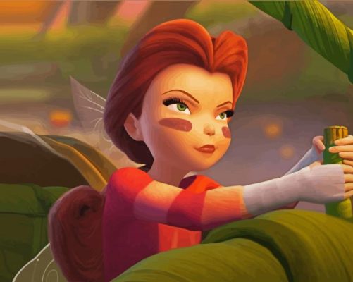 Pixie Hollow Games Character paint by number