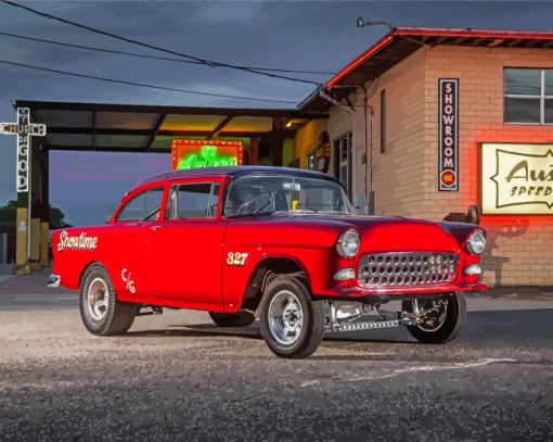 Red Gasser paint by number