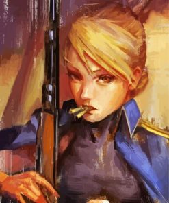 Riza Hawkeye Art paint by number