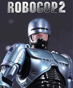 Robocop 2 Movie paint by number