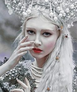 Snow Queen paint by number