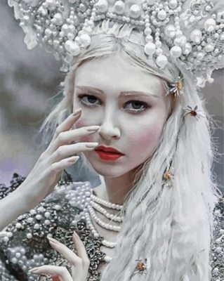 Snow Queen paint by number