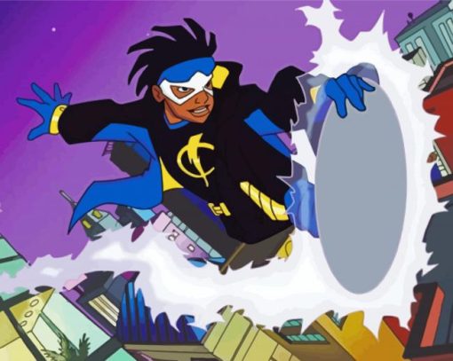 Static Shock paint by number