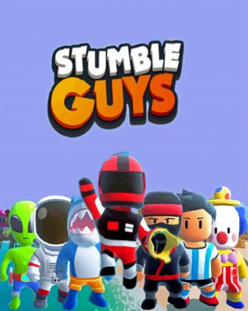 Stumble Guys Game paint by number